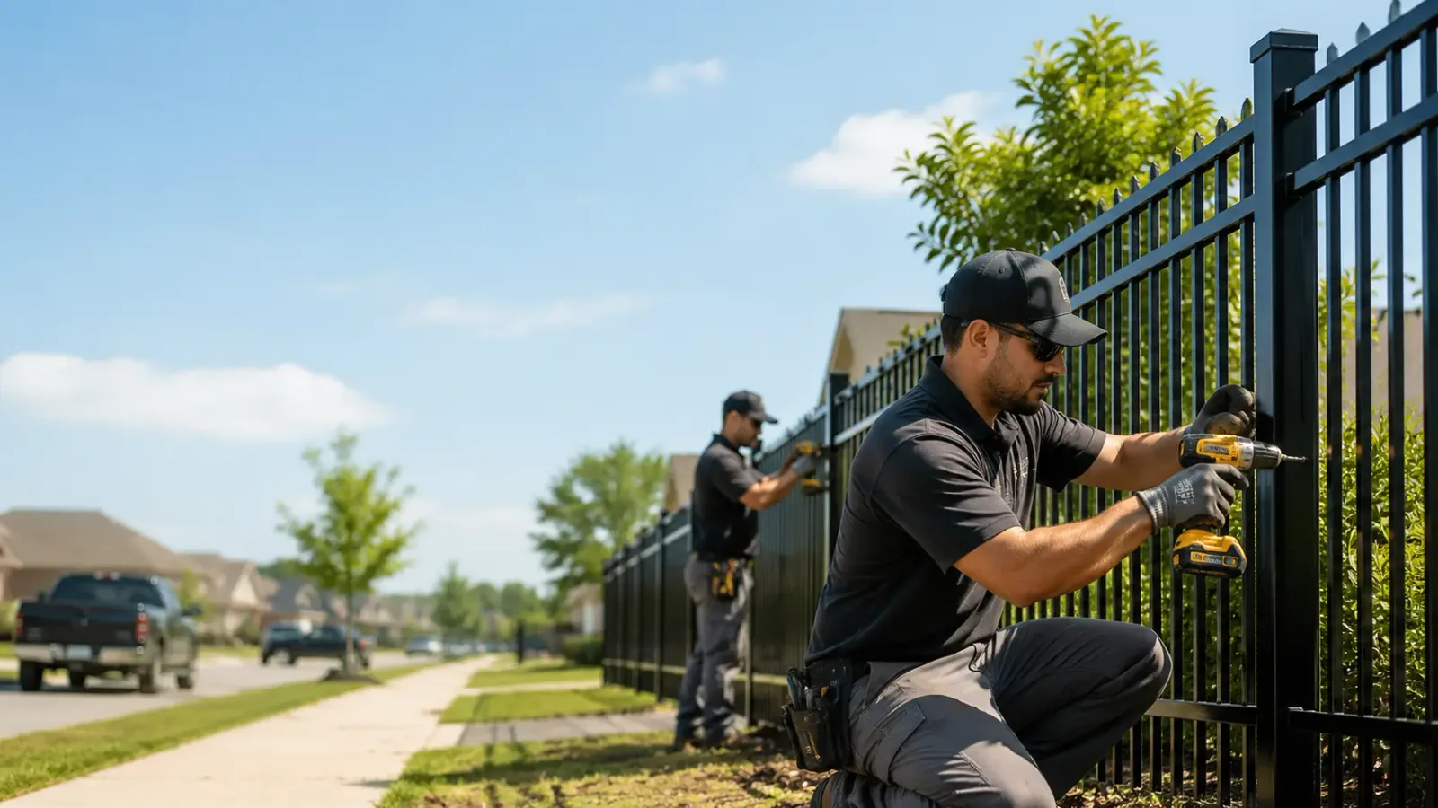 Metal Fence Installation in Hillsboro, GA